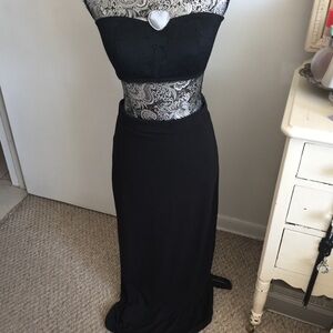 Elegant Black Maxi Skirt